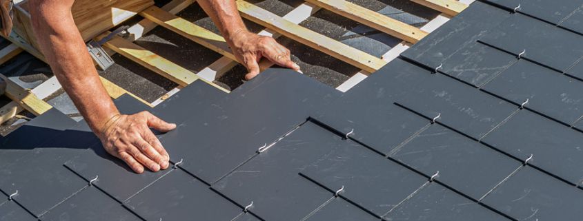 Travaux de toiture sans tomber
