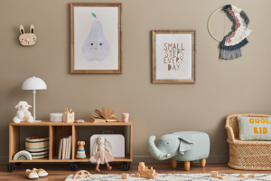 aménagement de chambre d'enfant dans les combles